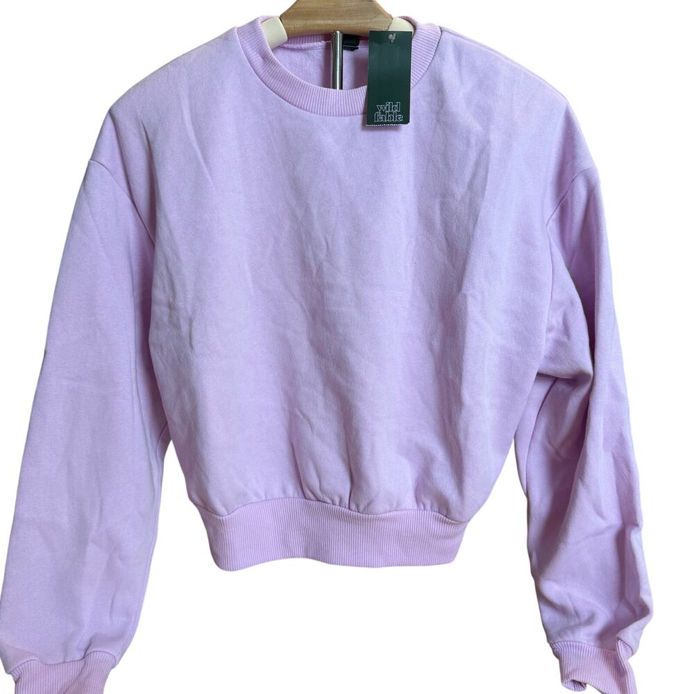 Wild Fable Women's Lavender Purple Long Sleeve Sweatshirt - Size Medium - NWT